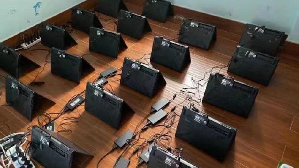 laptops mining